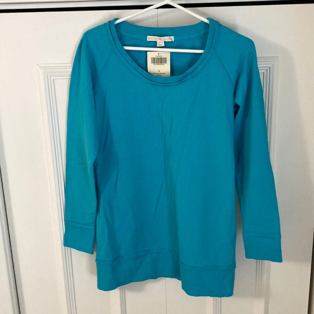 NWT Boston Proper scoop neck sweatshirt